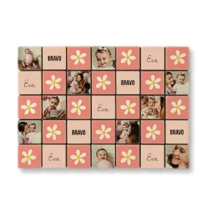 Chocolats personnalisés photos bébé